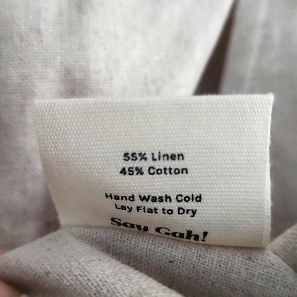 Lisa Says Gah Linen Maria Wrap Top - Picture 7 of 7